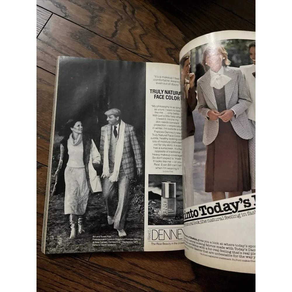 Vintage Cosmopolitan Magazine October 1977 Clotidle by Francesco Scavullo